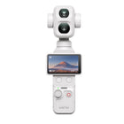 DJI - Osmo Pocket 4P Pack Vlog - Blanc nacré-Photos Live directement dans l'appareil et rendu cinématographique intégré