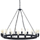 Modway - Teleport 43" Lustre - Brown-Cordes de chaîne en acier ajustables de 34"