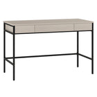 Hudson&Canal - Bureau Evans 48" - Aulne blanc-Un design moderne du milieu du siècle pour votre entrée, votre salon, votre bureau et plus encore