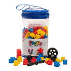 Snapo - Kit de construction avancé avec blocs de construction - 300 pièces-Ce kit comprend 300 pièces : blocs standards, roues, hélices, blocs spéciaux (essieux, pentes, etc.)