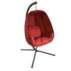 Dura Housewares - chaise Stella - rouge-Un look moderne et élégant qui met en valeur les terrasses, les porches, les jardins et bien plus encore