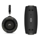 MyBat - Enceinte Bluetooth portable sans fil Pro Vibebuddy Plus - Noir-Sangle réglable incluse pour un transport mains libres
