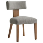 Modway - Nalani Tissu tapis Chaises de salle à manger Ensemble de 2 - Tissage à bruyère Blé brun foncé-7