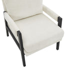 Brassex - Chaise d'appoint 476238 Hugo - beige-Assise moelleuse
