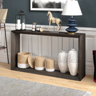 Hudson&Canal - Console Osmond 55" L - Brun aulne-Finition en brun aulne aspect bois