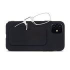 ThinOptics 1.0 Rouge Lecteur avec Pod Blanc Universel - Rouge-Les verres en polycarbonate de qualité optique (utilisés pour les verres correcteurs haut de gamme) sont incassables, plus légers qu'un nickel et aussi fins que 2 cartes de crédit