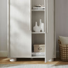 Modway - Bellamy Haute et voûtée Armoire de rangement - Frêne-Construction solide