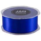 JAM Paper - Ruban de satin double face - 1 1/2" de large x 25 m - Bleu roi-Quantité : Rouleau vendu à l'unité