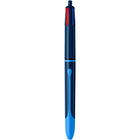 BIC - Stylos à bille lisses 4-Color - 1,0 mm - Assortis - Paquet de 3-Changez de couleur sans changer de stylo. Le stylo BIC 4 couleurs Fluide permet d’écrire dans les quatre couleurs d’encre classiques : bleu, noir, rouge et vert