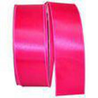 JAM Paper - Ruban de satin simple face - 2 1/2" de large x 50 m - Rose fuchsia-Couleur : Fushia