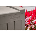 Suncast - Coffre de terrasse moyen 50 gal avec siège - Stoney-Garantie limitée de 5 ans.
