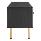 Modway - Cambria 47 po Meuble TV, Noir-Planche coulissante