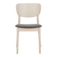 Zuo - Kellua Chaise de salle à manger - Gris/Naturel - Ensemble de 2-Bois blanchi à la chaux