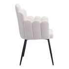 Zuo - Noosa Chaise de salle à manger - Ivoire - Ensemble de 2-Garantie limitée de 3 ans