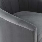 Modway - Prospect Performance Velvet Fauteuil pivotant - Charbon de bois-7