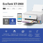 Epson - Imprimante multifonction couleur sans fil EcoTank ET-2900 à réservoirs d’encre géants - Blanc-Résolution d’impression élevée de 5760 x 1440 ppp pour produire des photos et des textes exceptionnels, qualité d’image spectaculaire sur une vaste gamme de supports 