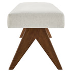 Modway - Lyra 63" Tissu tapis Banc - Ivoire-Assemblée requise