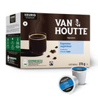 Van Houtte - Capsules K-Cup de café Espresso Supérieur torréfaction foncée - Paquet de 24-Contient des capsules K-Cup authentiques, conçues pour une qualité garantie et une compatibilité avec toutes les cafetières K-Cup de Keurig.