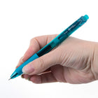Pentel - EnerGel-X Rétractable Stylo à Encre Gel - (0,5mm) Pointe Aiguille - Encre Turquoise-L’encre gel liquide sèche très vite et ne laisse aucune tache ni bavure - les gauchers en raffoleront.
