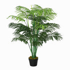 Outsunny - Palmier tropical artificiel 4 pi avec feuilles réalistes - vert-Belle plante artificielle au design de palmier 