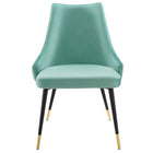 Modway - Adorn Touffe Performance Velvet Fauteuil d’appoint de salle à manger - Monnaie-Capacité du poids de la chaise : 300 lbs.