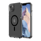 AXS - PROShield Plus etui transparent compatible avec MagSafe teste contre les chutes pour Apple iPhone 14, Noir-Teste contre les chutes de 10 pieds