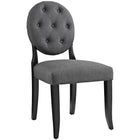 Modway - Button Restauration Fauteuil d’appoint - Gris-Chaise de salle à manger moderne