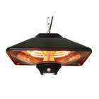 EnerG+ - 1500-Watt Infrared Hanging Electric Outdoor Heater with LED-Parfait pour les gazebos, patios, ateliers et partout ou vous pouvez l'accrocher