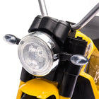 Aosom - moto électrique pour enfants 6v, moto tout-terrain à batterie jaune-Cette moto à chevaucher peut être utilisée en continu pendant 45 minutes après une charge complète 