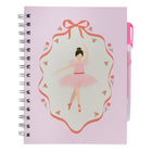 Pep Rally - Cahier de notes et stylo à paillettes - 5,9 po l x 7,9 po H - 40 feuilles - Bonjour Bestie-Comprend un stylo gel assorti