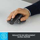 Logitech - MX Master 2S souris sans fil édition Bluetooth - Graphite-Défilement horizontal qui s'adapte à la vitesse: parcourez les pages Web avec rapidité et facilité grâce à la roulette de défilement horizontal qui s'adapte à la vitesse, d'un simple geste du pouce 
