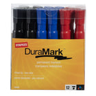 Staples - Marqueurs permanents − Pointe biseautée − Couleurs assorties − Paquet de 12-Le choix économique  