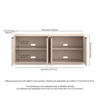 Hudson&Canal - Buffet Mansfield 68" L - Aulne Blanc-8