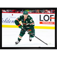 Kirill Kaprizov Minnesota Wild - Toile encadree - 31" x 22"-Impression sur toile de qualité supérieure avec bordures enveloppées