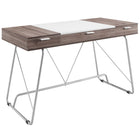 Modway - Panel Bureau - Bouleau-Bureau contemporain bicolore