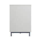 Manhattan Comfort - Meuble TV moderne Brighton 60 po - Beige-Assemblage à domicile requis Tout le matériel inclus