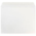 JAM Paper Enveloppes à rabat droit gommé, 10 x 13 po, blanches, 100 par paquet-Taille : 10 x 13 po
