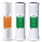 iSpring - F3WGB32B ensemble de filtres de remplacement - 4,5 po de diamètre x 20 po de hauteur - blanc - paquet de 3-Filtre À eau pour toute la maison qui protège votre famille et vos appareils ménagers contre les sédiments, le chlore et plus: Dites adieu à l'eau malodorante et au goût désagréable ! Nos filtres à eau pour toute la maison sont spécialement conçus pour éliminer jusqu'à 99 % du chlore de l'eau, ainsi que les sédiments, la rouille, les herbicides, les solvants industriels et divers autres conta