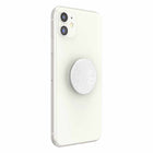 PopSockets - PopGrip - Blanc Frais-Repositionnable et adhère à la plupart des appareils et étuis (mais peut ne pas adhérer aux étuis en silicone ou étanches)