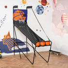 Soozier - Jeu D’Arcade De Basketball Avec Tableau De Score Électronique - Noir-Fabriquée avec un cadre en acier revêtu par poudre et un tissu Oxford  