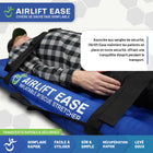 Mobile Patient Lift - Fast & Easy Transport - Brancard de sauvetage gonflable AirLift - capacité 300 lb-Multiples poignées de levage sécurisées offrant une manipulation sûre et stable