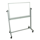 Luxor - Tableau blanc mobile 36 po x 24 po (MB3624WW)-Le tableau blanc mobile magnétique et réversible est conçu pour la salle de classe, la salle de conférence et plus et est doté de quatre roulettes pour une mobilité améliorée.