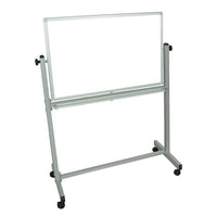 Luxor - Tableau blanc mobile 36 po x 24 po (MB3624WW)-Le tableau blanc mobile magnétique et réversible est conçu pour la salle de classe, la salle de conférence et plus et est doté de quatre roulettes pour une mobilité améliorée.