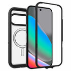 OtterBox - Étui Defender Pro XT Transparent avec aimants pour Pixel 10/10 Pro – Dark Side-La conception à double couche protège le téléphone grâce à un cadre ajusté sous pression