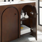 Modway - Appia 36" Armoire de toilette de salle de bain (lavabo non inclus) - Noyer-Bassin d’évier et installations non inclus