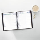 Blueline - 2027 agenda quotidien – 11 po x 8 1/2 po – noir – bilingue-Bilingue