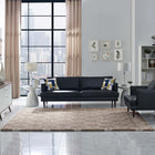 Modway - Solvea Treillis marocain Tapis Shag de 8 pi l x 10 pi L - Beige et ivoire-Tissage shag d’environ 2 pouces