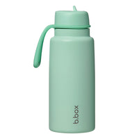 b.box - Gourde isotherme à bec rabattable - 1L - Menthe Verte-Restez hydraté toute la journée – l’isolation triple couche garde les boissons froides jusqu’à 46 heures