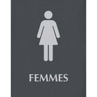 Headline Sign - Affiches « HOMMES » et « FEMMES », paq. combiné, français-6 po x 9 po  