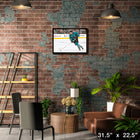 Joe Pavelski San Jose Sharks - Toile encadree - 31" x 22"-Sous licence officielle de la LNH et de l'AJLNH